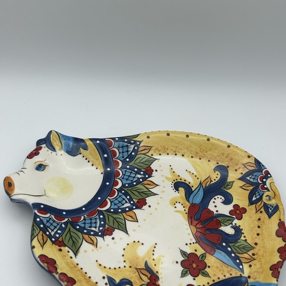 Tabletops Gallery “Toluca Pig” Ceramic Dish/Platter - Picture 3 of 8